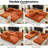Compression Convertible Sofas Corduroy Modern Compact Home Guest Use