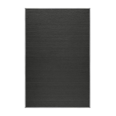 Machine Washable Solid Brown Area Rug