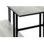 Table d'appoint rectangulaire, console avec tablette inférieure-1089747186