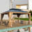 16 Ft. W X 12 Ft. D Aluminium Patio Gazebo