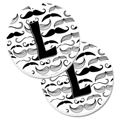 Sous-verre voiture moustache initial