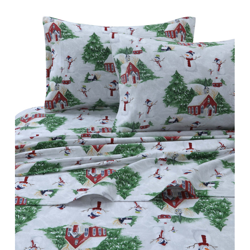 Cozy 100% Cotton Sheet Set, Full Sheet Set + Fitted Sheet + 2 Pillowcases