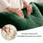 L-Shaped Teddy Fabric 4-Seat Boneless Sofa,No Assembly Required Curved Armrest,Streamlined Design Ergonomic Design,32D High Density Sponge For Living Rooms Rest Areas Bedroom-1392580995-1392580992-1392580998
