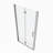 34"x72"Universal Pivot Tempered Glass Shower Door-120988543