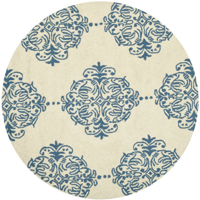 Daijah Hand Hooked Wool Pile Geometric Rug