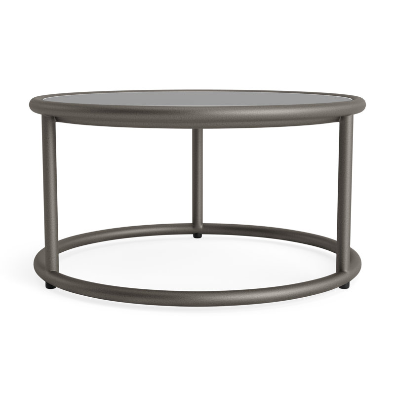 Walter Lamb Outdoor Round Side Table, Mica