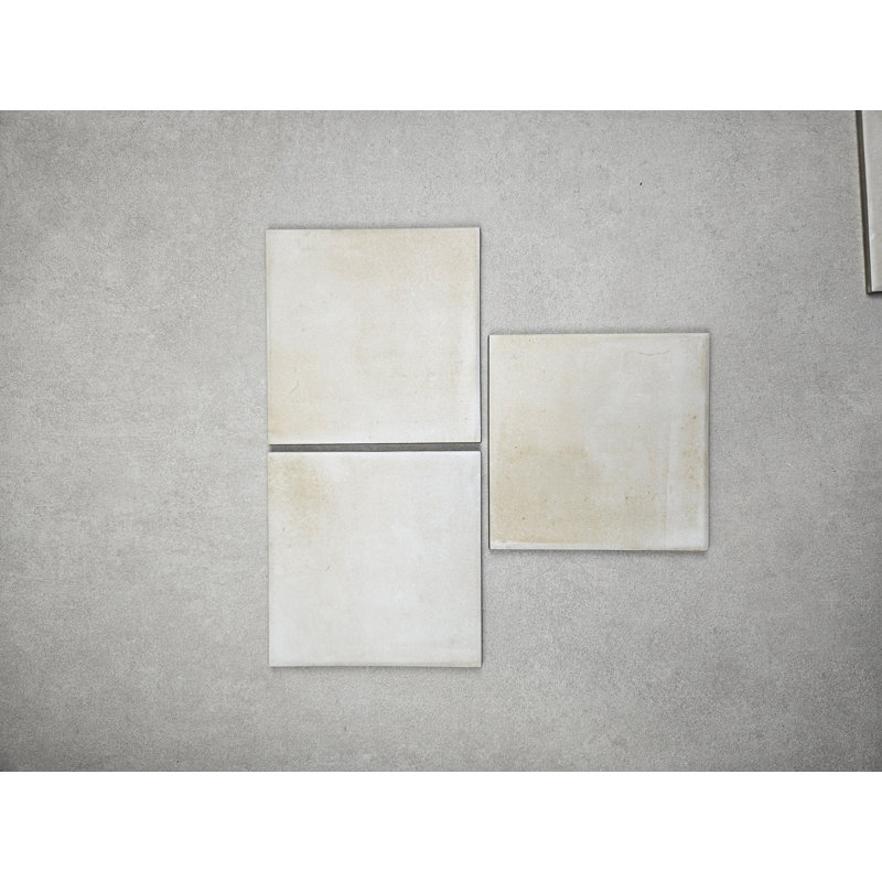 Carrelage ivoire 6 x 6