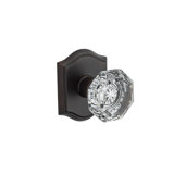 Crystal Single Dummy Door Knob with Traditional Arch Rose