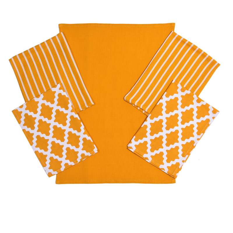 Tea Towel Kitchen Towel, Ochre