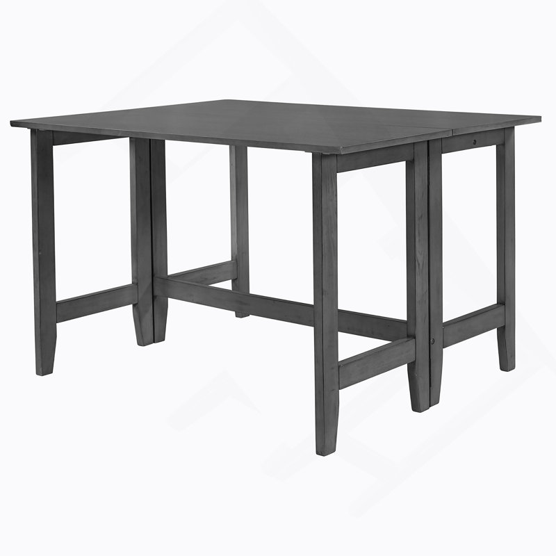 Table de salle à manger extensible Farmhouse, Gris
