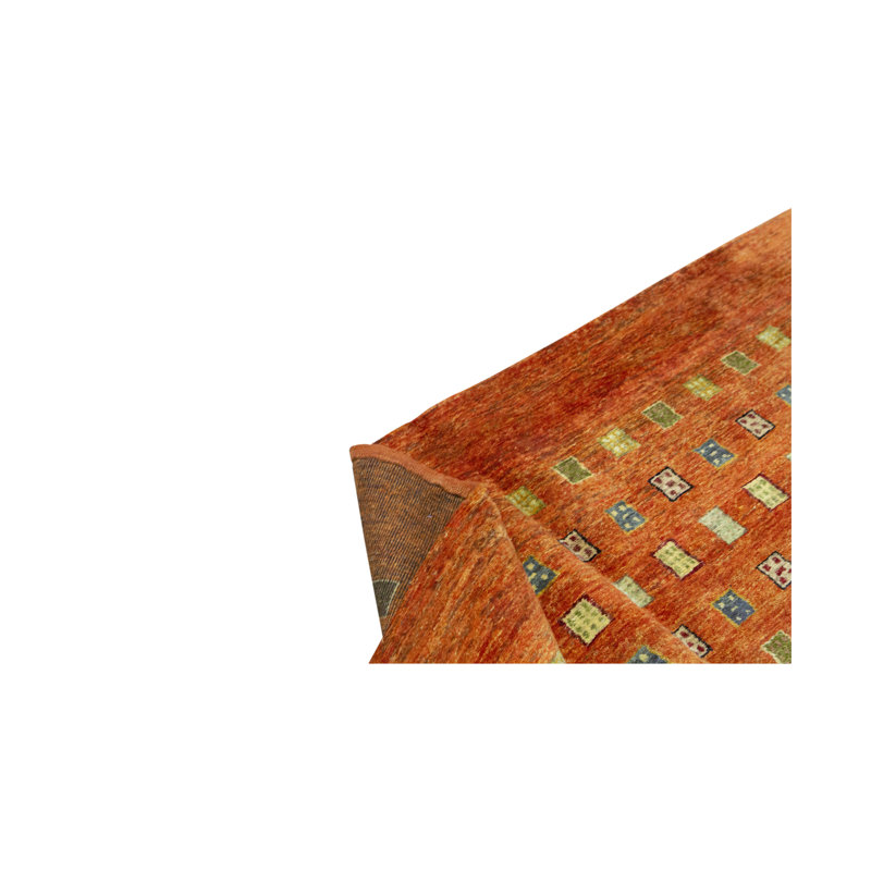 Gabbeh Wool Geometric Area Rug
