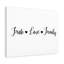 Faith Love Family - Wrapped Canvas Print-1222298079