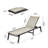 2PCS Foldable Chaise Lounge Chair Adjustable Back Outdoor Pool Sun Tanning Chair-809745406-809745401