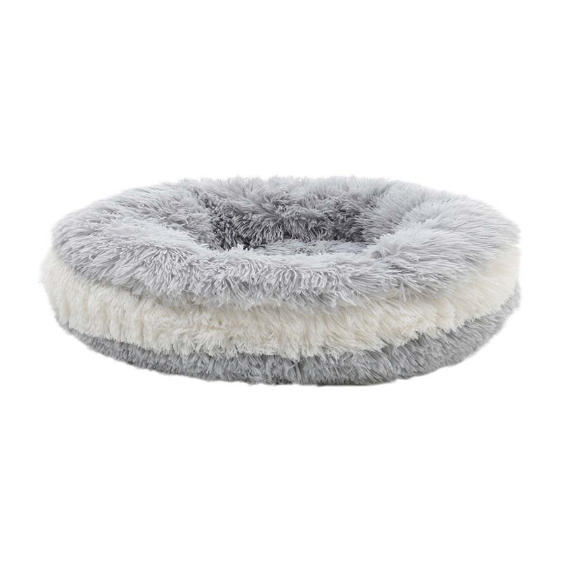 Beem Round Orthopedic Memory Foam Pet Bed, 20cm H x 100cm W x 100cm D, Light Grey