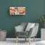 Art mural sur toile tendue - "Spread 10" de Suzanne Allard pour décoration de salon, de chambre à coucher ou de bureau - 24 x 47