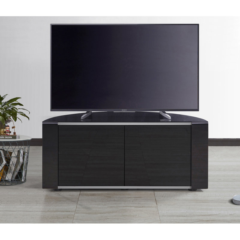 Irwin Unfinished TV Stand for TVs up to 32", Gloss Black