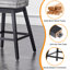 Solid wood swivel stool-356181179-354356427