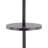 Brecksville 65 in. Black Modern 1 Light Metal Grass For Living Room Bedroom Reading Standing Up Shelves Tray Table task Floor Lamp Corner Tall Lights