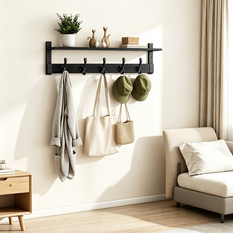 Portemanteaux mural, Black