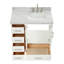 Ensemble de meuble-lavabo simple 37 po avec plateau Abita-93359292