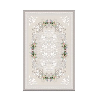 Tapis d'entrée antibactérien, 39,4 po x 59,1 po | 100% polyester, hauteur des poils de 0,4 po, envers en feutre de PVC antidérapant | Lavable à la machine, impression numérique 3D, durable et élégante pour une décoration moderne
