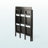 TerryZimmermann 3-Tier Foldable Stackable Shelf In Black Finish, 38.27'' H X 27.57'' W X 11.26'' D-437738521-437738524