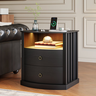 54.9cm W Bedside Table