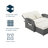 PE Wicker Rattan Double Chaise Lounge, 2-Person Reclining Daybed With Adjustable Back And Cushions, Free Furniture Protection Cover, White-1671993659
