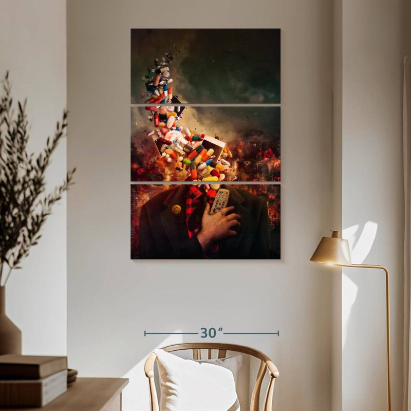 Hiltrun confortablement engourdi, H 65 po x l 42 po