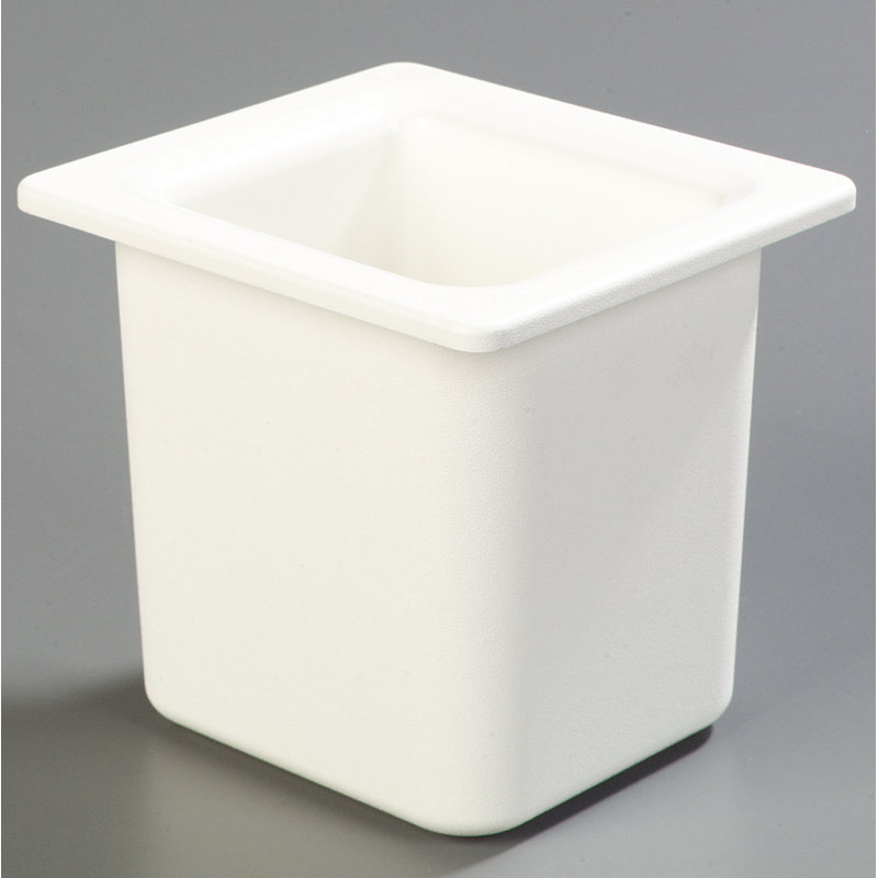 Carlisle Food Service Products Coldmaster® Rectangle Plastic Food Storage Container, White