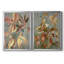 Ancien automne I - ensemble de 2 reproductions d'art sur toile encadrées-393261002-393261008