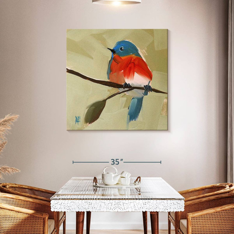 Crowle Bluebird, 39" H x 39" W