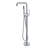 Freestanding Bathtub Faucet With Hand Shower - . , Manual Bathroom Tap. Solid Metal Construction For Longevity. Full Body Spray Thorough Cleansing. Contemporary And Compact Style. 6.22 In Width,