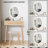 Angeligue Vanity Table Set with Adjustable Brightness Mirror and Cushioned Stool-665542144