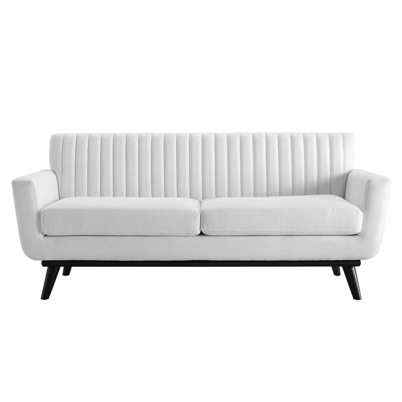 Causeuse Engage, Polyester blanc