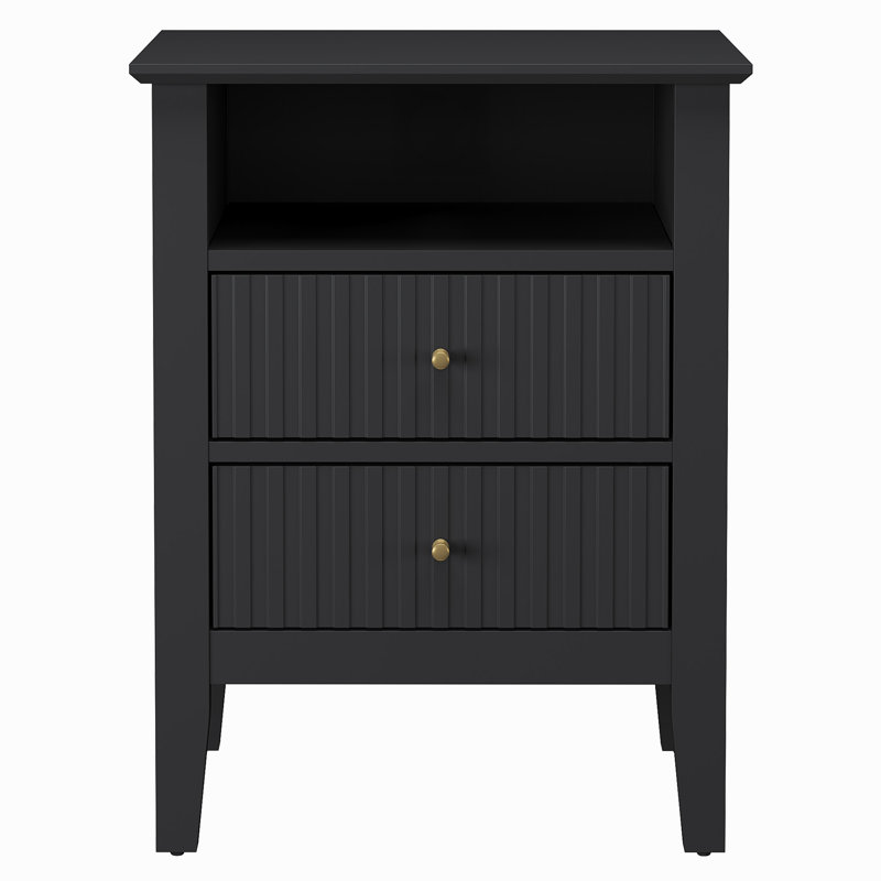 Nightstand With 2 Drawers, Individual