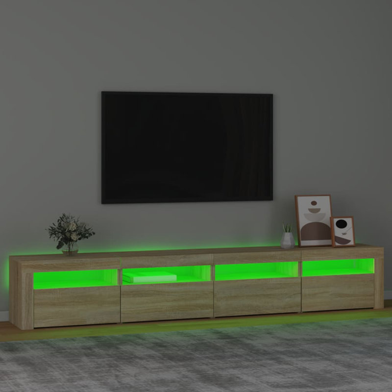 Anganette TV Stand for TVs up to 88", Sonoma Oak Incorrect , 240 cm W
