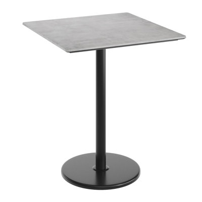 36" Square Commercial Seamless Surface Tabletop with Bar Height Base