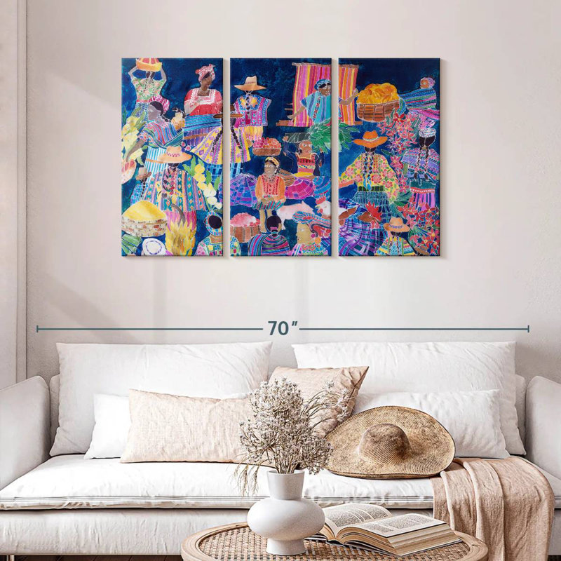 Guatemala Impressions, 28" H x 45" W