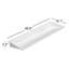 Lavabo de salle de bain encastré en résine 48 po x 16,1 po Badeloft UB-04-XL-MBLK-138194158