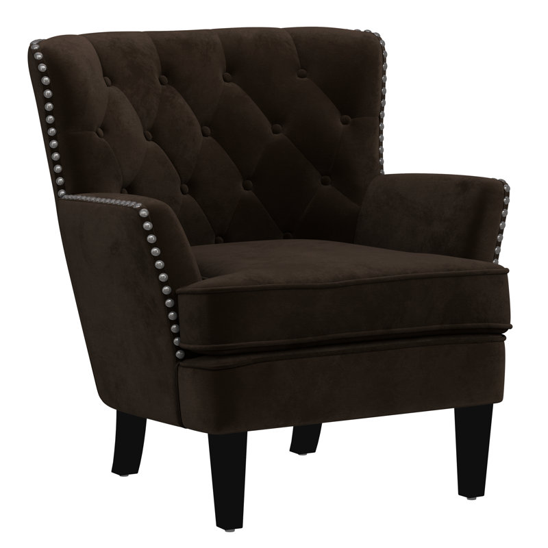 Fauteuil d'appoint Greylen, Brun