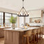 Freddi 8 - Light Dimmable Wagon Wheel Chandelier