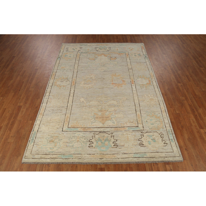 Tapis couleur terre Oushak 7 x 10