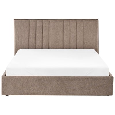 Upholstered Lift Up Storage Ottoman Bed