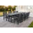 10-piece All-weather Hdpe Patio Dining Set For 8 With Umbrella Hole
