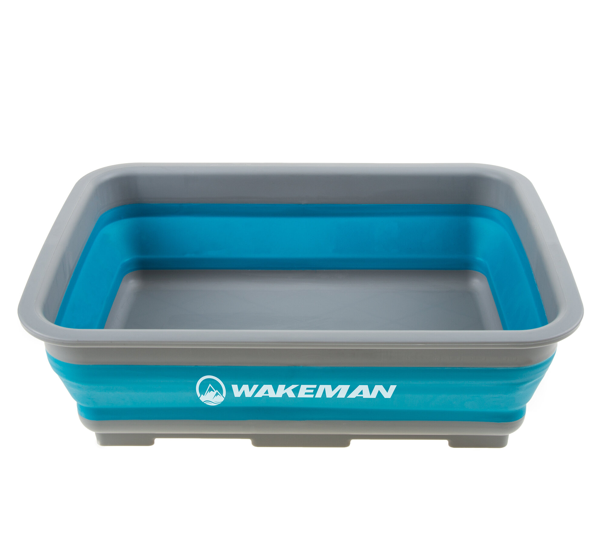 Wakeman 10L Collapsible Portable Camping Wash Basin - Blue