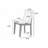 5Pc Dining Room Set-1390251242-1390251243