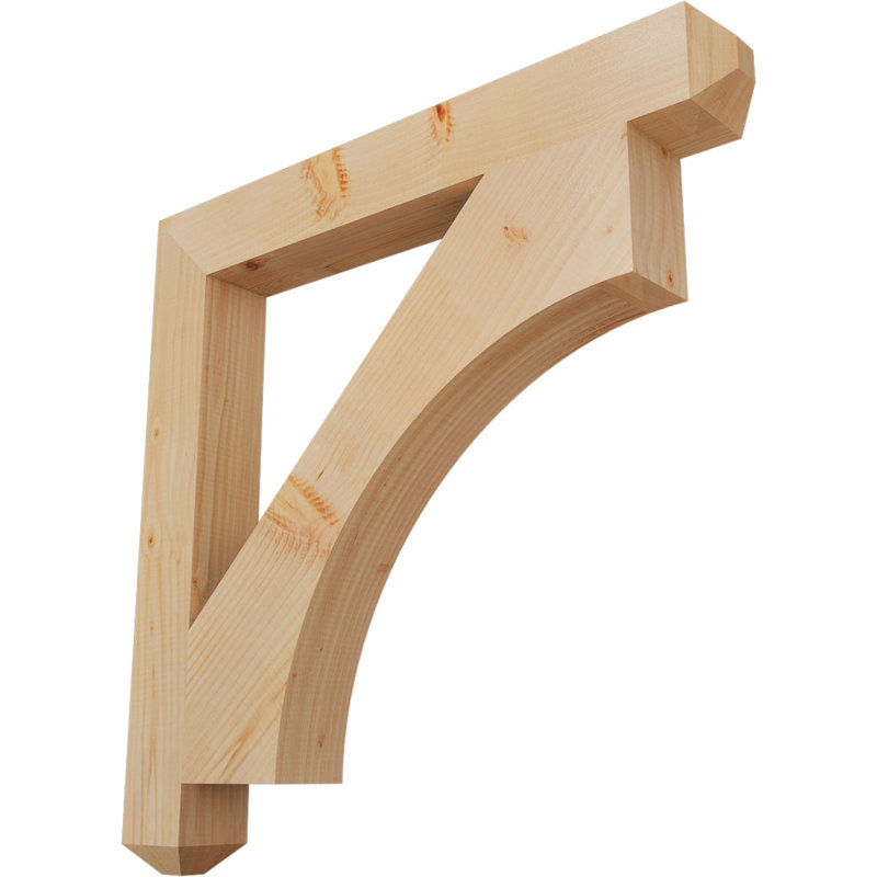 Support Westlake Craftsman, H 32 po x l 3,5 po x P 32 po, Douglas, Lisse