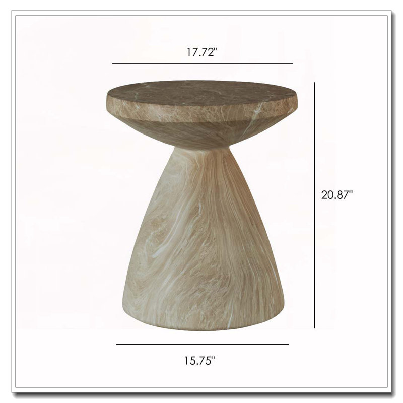 Table d'appoint d'extérieur pour terrasse