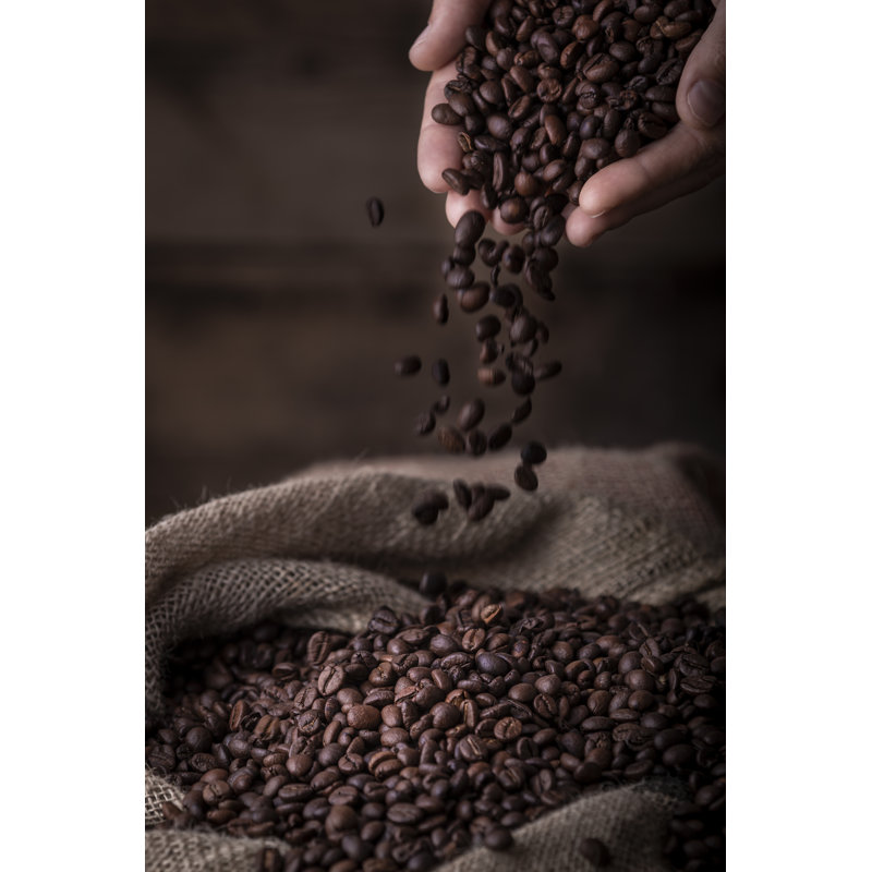 Coffee Beans Sack - Wrapped Canvas Print, 46cm H x 30cm W x 3.8 cm D